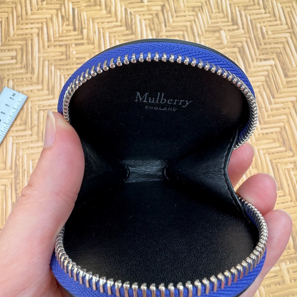 Mulberry Round Pouch Coin Case Bag Charm - Picture 8 of 9